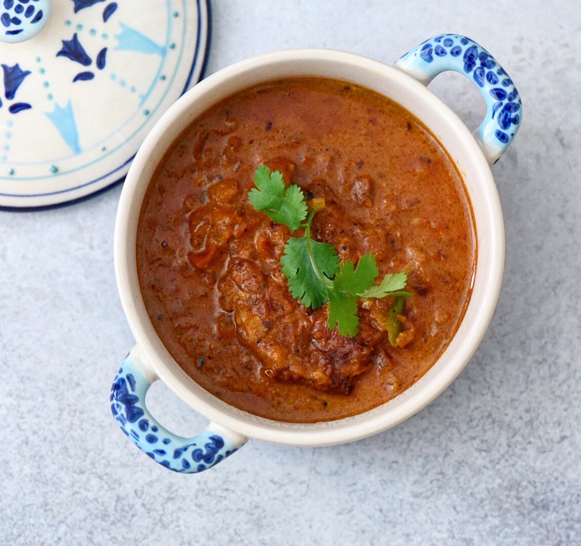 Biryani with tomato sherva