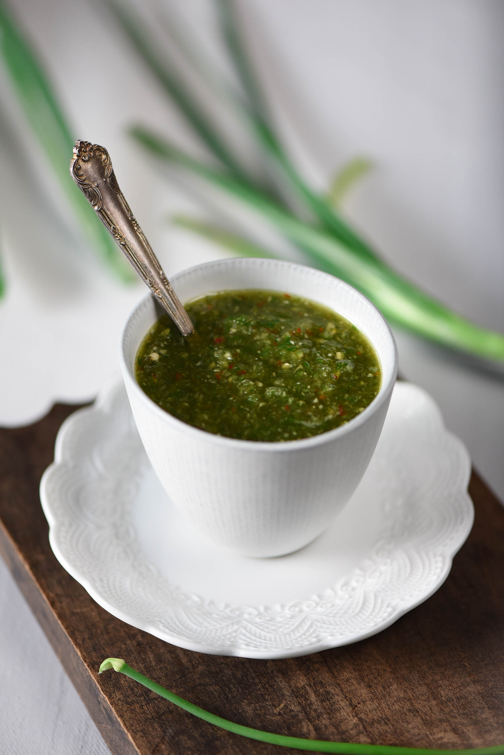 Spring onion sauce
