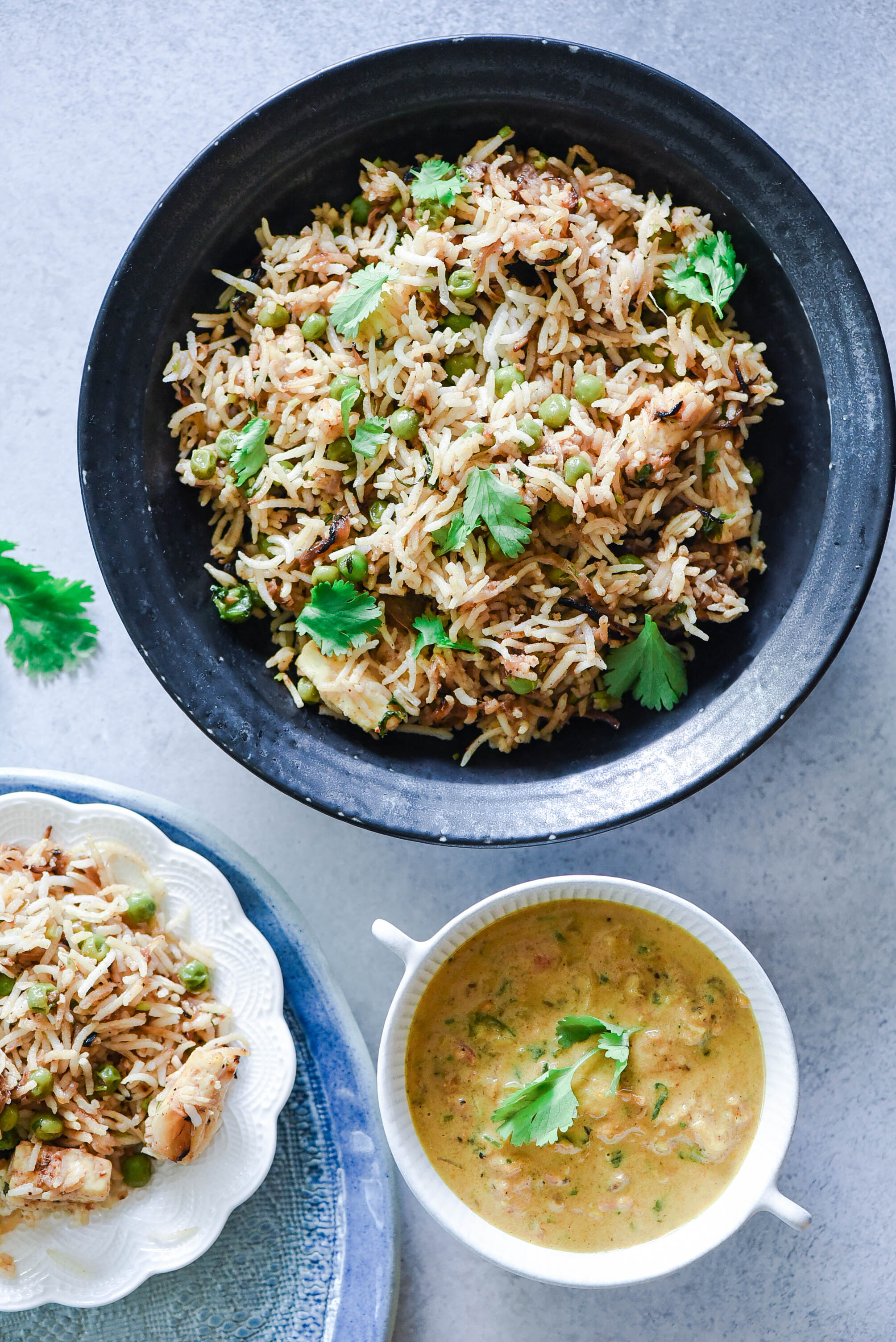 Paneer Peas Pilaf