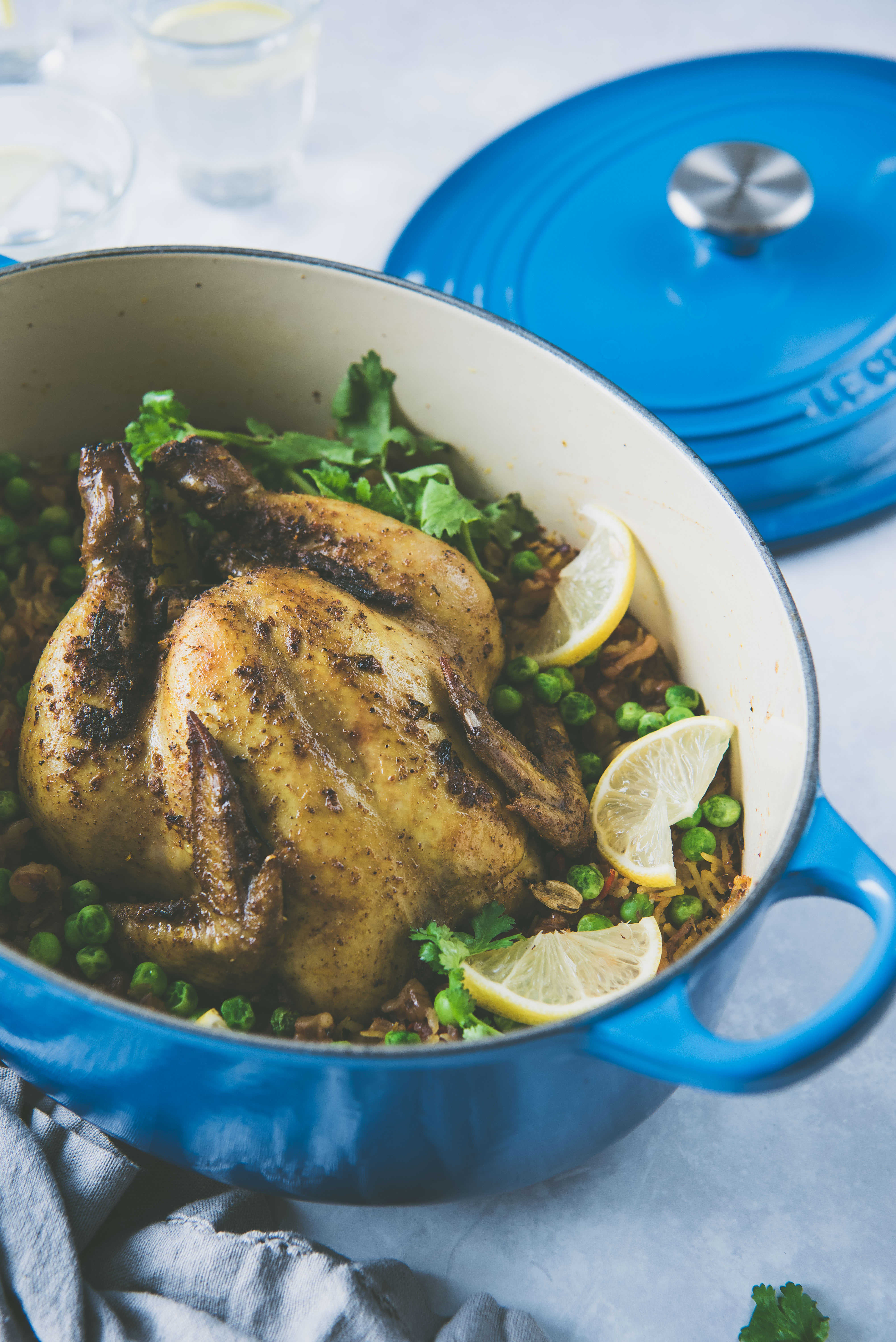 Roasted Chicken with Rice