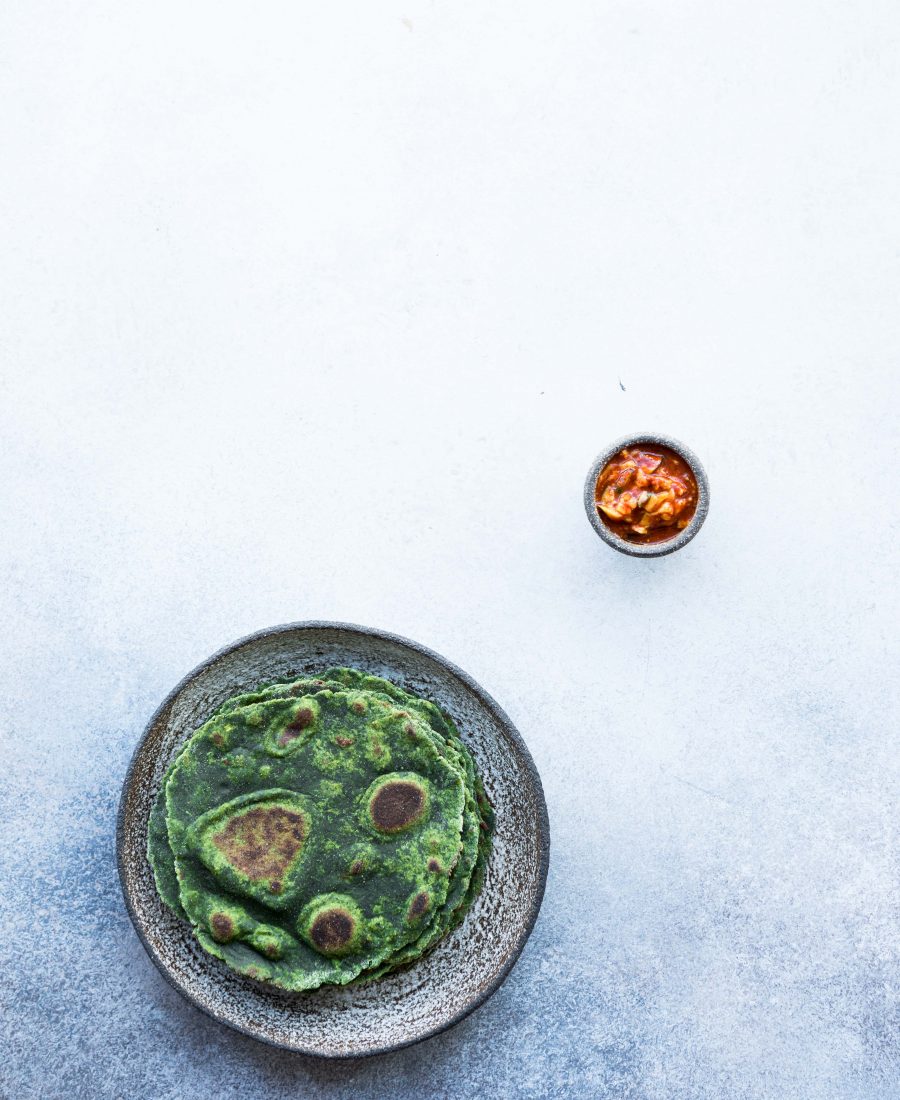 Gluten-Free Spinach Flatbreads