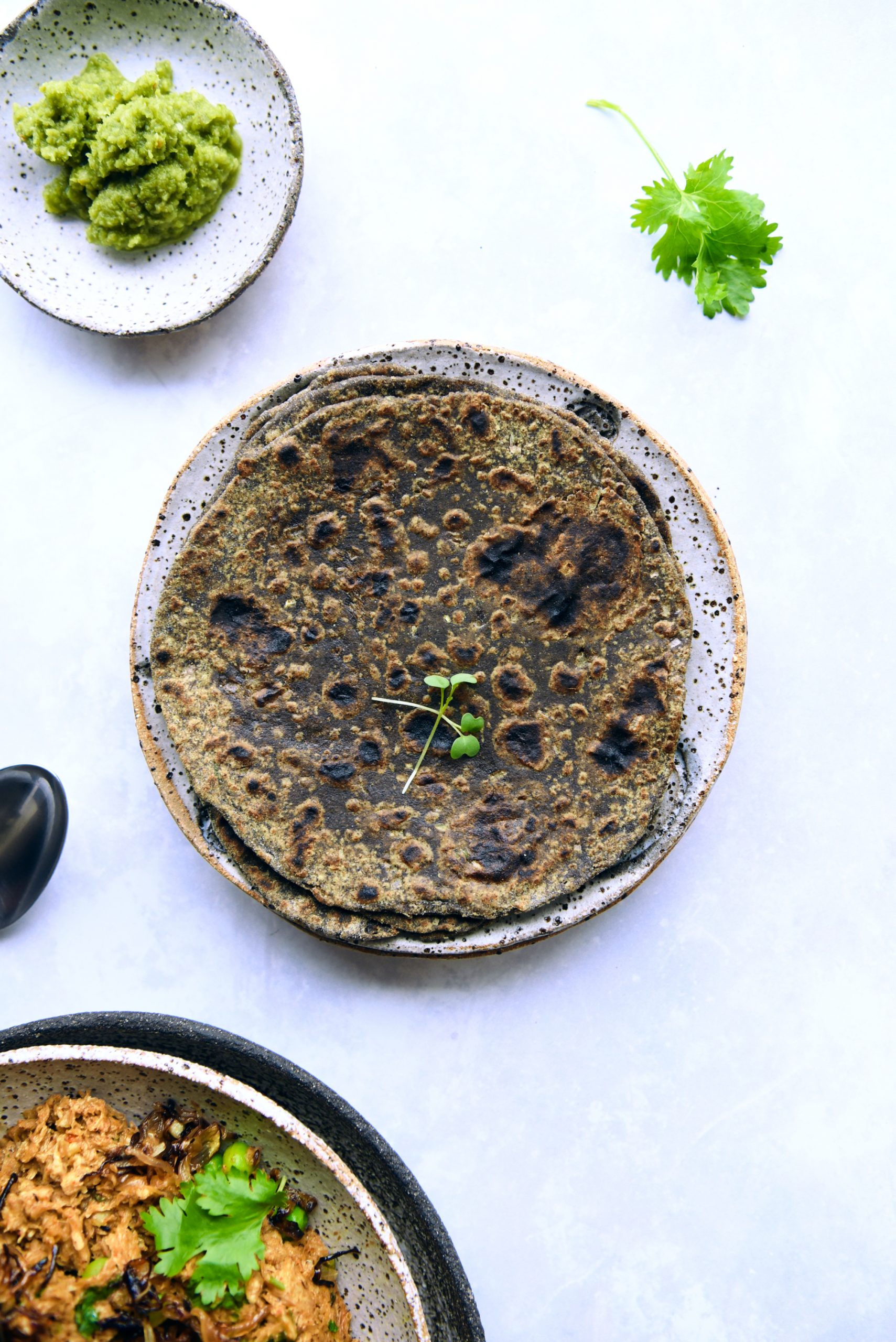 Buckwheat Avocado Paratha